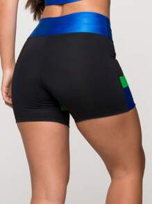 LOT FITNESS Women Sports Shorts - màu đen - Xem 4