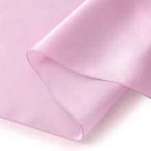 6pcs Satin Table Runners, 30.48 X 274.32cm, Smooth & Glossy Surface, Perfect For Birthday, Wedding, Party, Banquet - Baby Pink - View 4