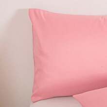 2 Pieces Solid Color Pillowcase Simplicity Pillowcase Machine Washable Pillowcase