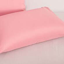 2 Pieces Solid Color Pillowcase Simplicity Pillowcase Machine Washable Pillowcase