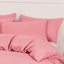 2 Pieces Solid Color Pillowcase Simplicity Pillowcase Machine Washable Pillowcase