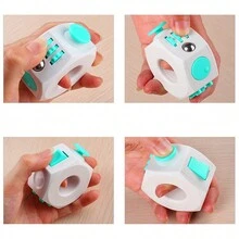 Stress Relief Ring Venting Toys Multi-Play Rings Novelty Gifts Creative Toys - Green - View 2