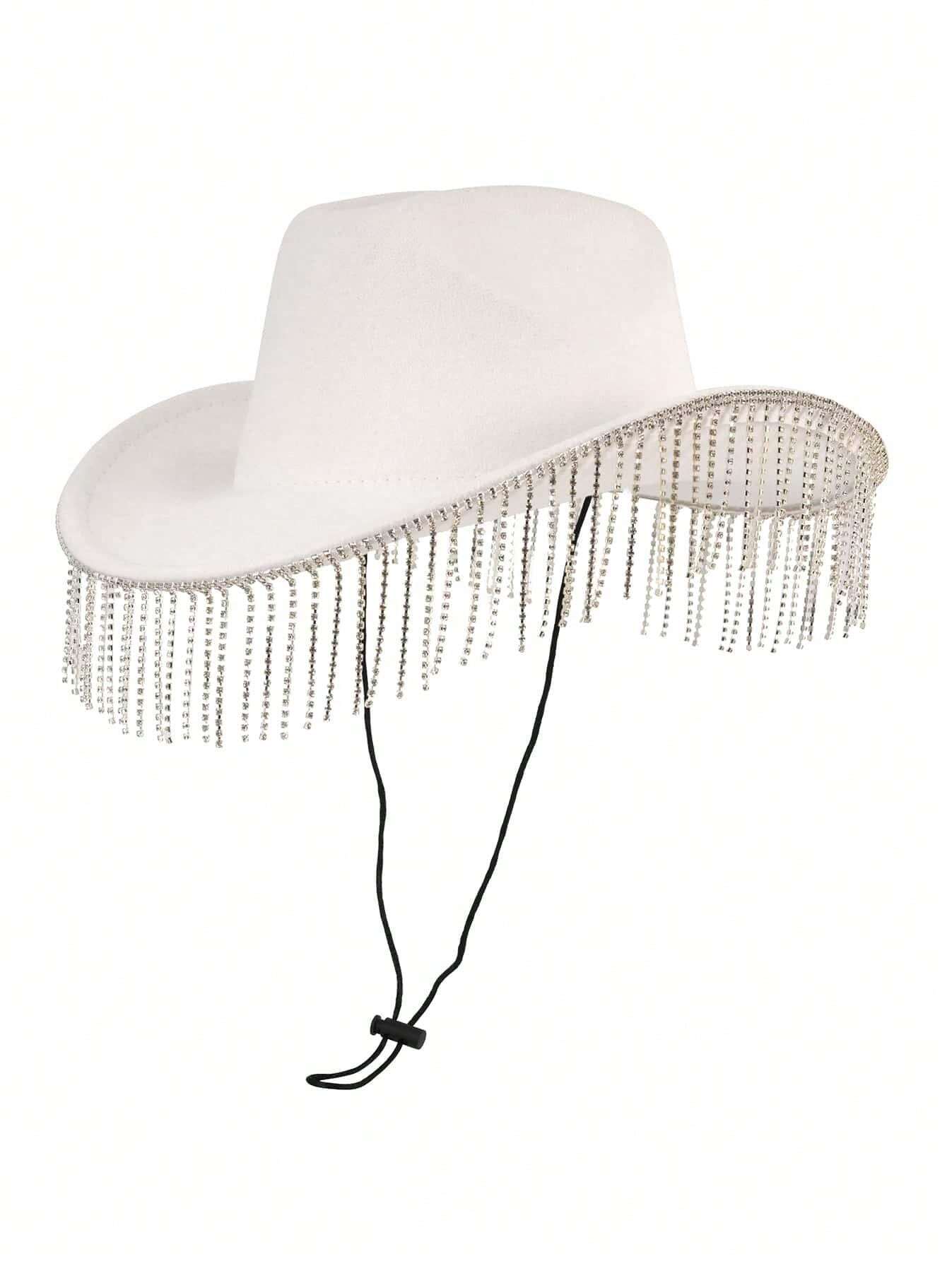 Cowboyhut Für Damen Mit Strass & Glitzer – Verstellbar, Western-Style Für Partys & Events