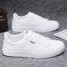 Men's Casual Sport Shoes Anti-Slippery White Sneakers Suitable For Four Seasons - White - View 3