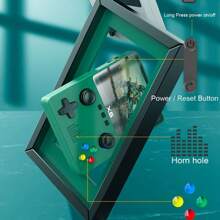 Consola de Juegos Portátil X6, Pantalla Grande HD, Simulador de Doble Stick PSP, 10,000 Juegos Retro - Consola de juegos portátil X6 (sin asa) - Ver 8