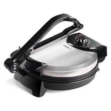 YONGSTYLE Electric Tortilla Maker - 10" Pitas, Chapati, Roti, Flatbread, Non-Stick Cooking Plates With Ready Light And Cord Wrap - Multicolor - View 3