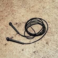 Corda De Pular Ajustável Para Exercícios Corda de Saltos Treino Funcional Academia Fitness - Preto - Visão 2