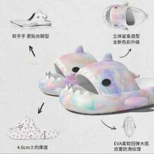 Chanclas Con Diseño De Tiburón  Para Mujer Y Hombre Ideal Para El Verano AL AZAR - Multicolor - Ver 11
