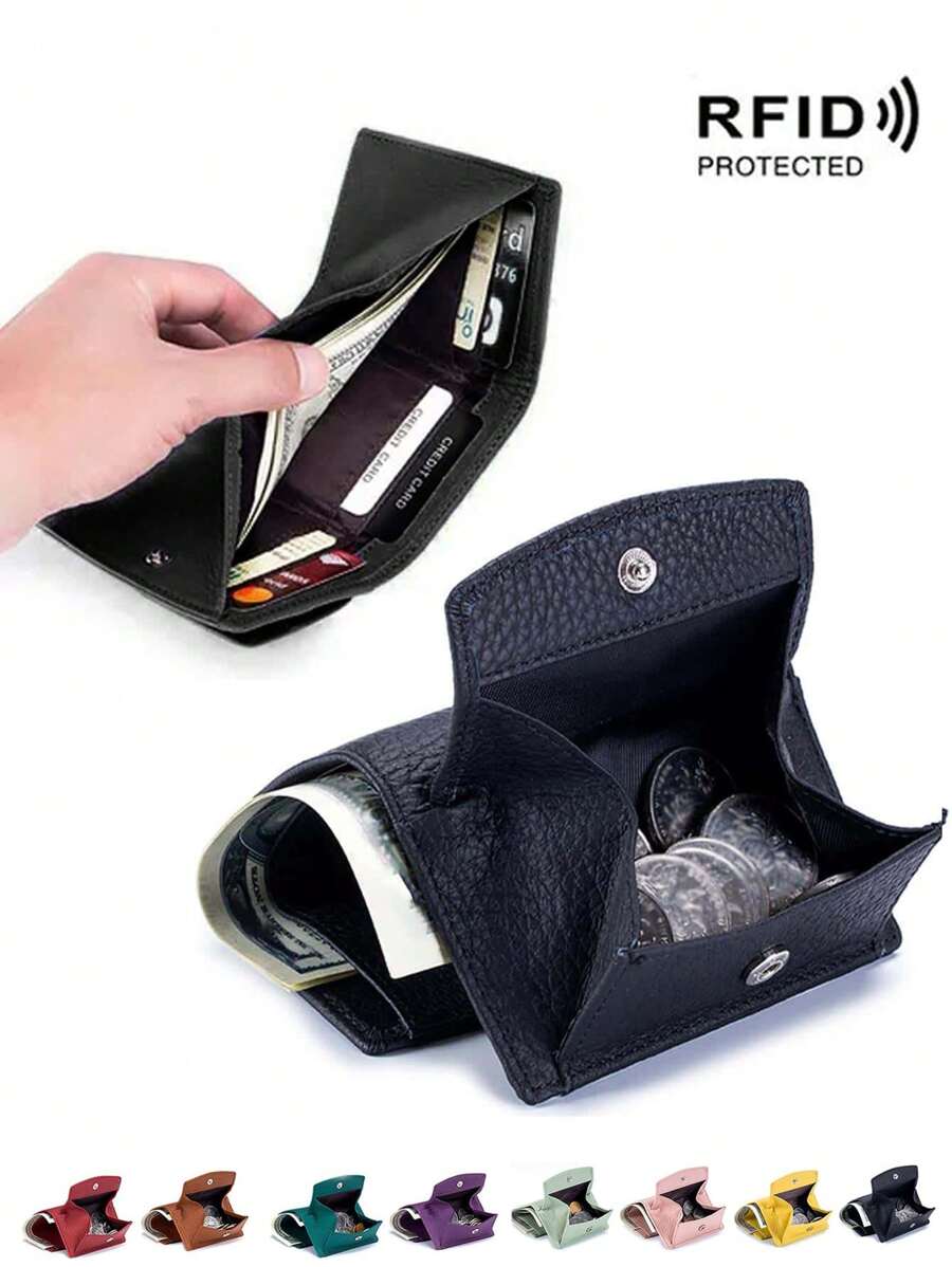 Fashion Women Purses Female Wallets Lady Small Coin Pocket Card Holder Mini Money Bag Rfid Coin Purse Wallet Female Wallet - Baby Pink - View 1