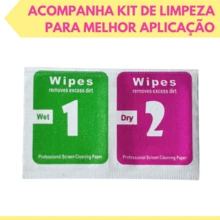 Película de Vidro 3D Sam.sung A10 / A10S / A11 / A12 / A13 4G / A14 / A15/ A16 / A17  Protetor de Tela Inteira. - Preto - Visão 3