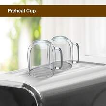 DC DICLASSE Compact Espresso Machine Coffee Cappuccino Latte Maker 20 Bar Steam Wand With Milk Frother Wand Fast Heating 30 Oz Removable Water Tank Touch Screen - Bạc - Xem 9