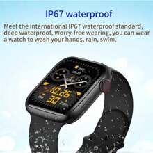 I7 Promaxl Smart Watch Health Monitoring Bluetooth Smart Watch Call Wireless Charging - Black - View 4