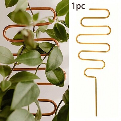 1pc Plant Stand, Grid Trellis, Climbing Support Frame, Decorative Rack, Garden Pot Decoration, Home Decor Gift