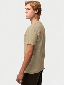 Men T-Shirts - 卡其色 - 查看 3