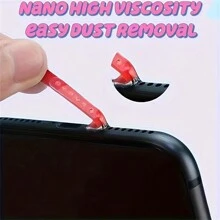 1pc Universal Mobile Phone Hole Dust Removal Glue Mobile Phone Receiver Cleaning Artifact Compatible With IPhone/Samsung/Xiaomi Cleaning Tool