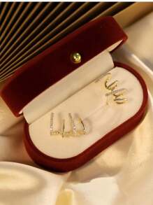 Stud Earrings - 金色 - 查看 5