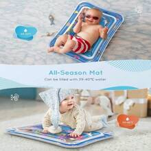 Tapis De Jeu Gonflable Pour Enfants, Tapis De Temps De Ventre Pour Nourrissons, Pour Ramper Et S'entraîner, Développement Sensoriel Et Stimulation De La Coordination Oeil-main