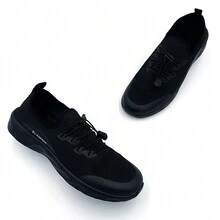 女士速幹水鞋男運動透氣水鞋舒適輕便適用於沙灘河流 - 黑色 - 查看 4