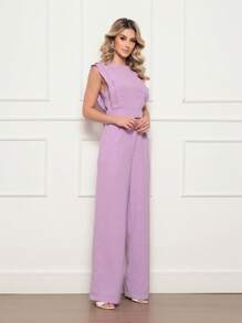 Women Suit Sets - Lilac Purple - View 5