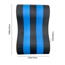 1 pièce, bleu et blanc, pull buoy, entraînement de natation pull buoy, flotteur de jambe pull buoy, flotteur de natation, flotteur de jambe pull buoy en EVA 4 couches, flotteur de natation doux, planche de natation, accessoire d'entraînement de piscine, soutien des jambes et des hanches pour adultes, jeunes et débutants, accessoires de plage