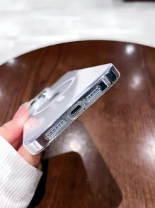 1 Stück Handyhalter Koolife Dicke stoßfeste TPU+PC magnetische Schutzhülle kompatibel mit iPhone 16/16 Pro/16 Plus/16 Pro Max 11/12/13/14/15 Pro Max - ultimativer Schutz, transparentes Material bewahrt die Originalfarbe des Telefons