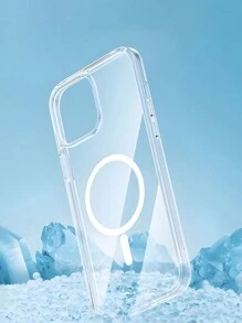 1 Stück Handyhalter Koolife Dicke stoßfeste TPU+PC magnetische Schutzhülle kompatibel mit iPhone 16/16 Pro/16 Plus/16 Pro Max 11/12/13/14/15 Pro Max - ultimativer Schutz, transparentes Material bewahrt die Originalfarbe des Telefons