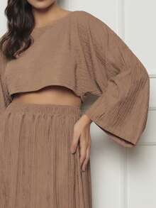Women Two-Piece Outfits - màu nâu - Xem 5