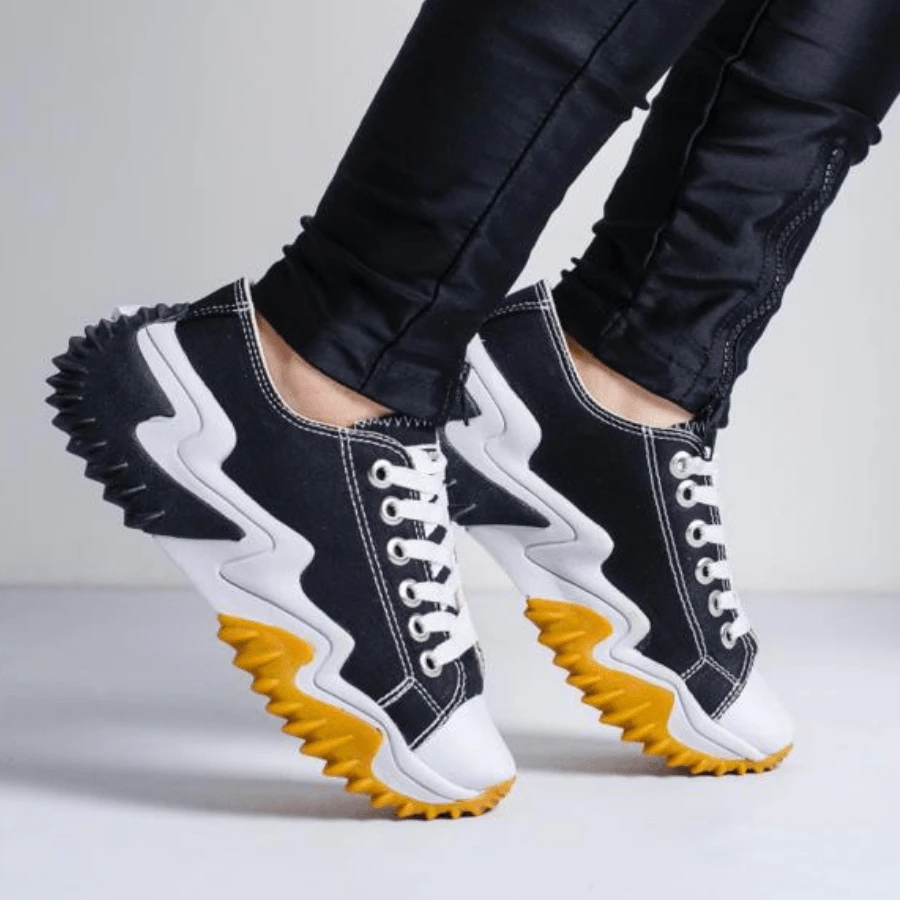 Men Sneakers - 黑色 - 查看 1