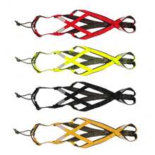 Arnés reflectante para arrastrar trineos para perros medianos y grandes - Chaleco de nailon ajustable a prueba de choques con almohadilla de soporte lumbar, apto para esquí de fondo con perro