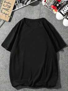 Men T-Shirts - 黑色 - 查看 1