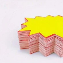 100pcs Explosion Sticker, Ultra Small Blank Pop Advertising Paper, Mini Product Price Tag, Label Paper For Consumables - Multicolor - View 5
