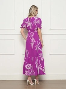 Women Dresses - 紫色 - 查看 3