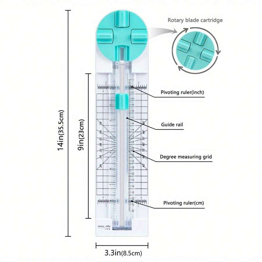 MultiFunction Paper Cutter Creasing Machine 360Degree Rotary Paper