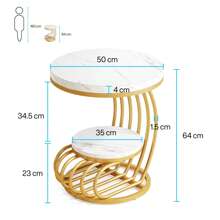 End Tables - Gold - View 5