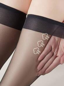 Briartw 6 Pares/Pacote Tons de Pele e Meias-Calças, Meias Ultrafinas, Meias Acima do Tornozelo Femininas, Confortáveis, Y2k