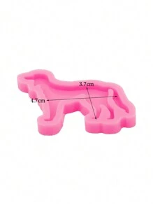 1個epoxy樹脂鬥牛犬家庭母親和嬰兒矽膠模具,可用於diy珠寶製作工藝/鑰匙扣 - 粉色 - 查看 44