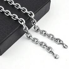 Men's Chain Necklaces - 銀色 - 查看 2