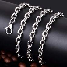 Men's Chain Necklaces - 銀色 - 查看 6