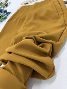 Women Pants - Mustard Yellow - View 5