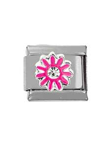 2024 Phong cách mới Áo 9MM Rộng Thép không gỉ Khác nhau Hoa Cây Thực vật Thiết kế DIY Tiếng Ý Làm vòng tay Đồ treo Tiếng Ý Đồ treo Vòng tay - Nhiều màu - Xem 38