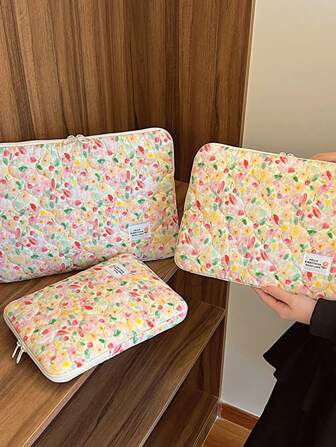 Cute Cartoon Computer Inner Bag, Multiple Sizes Available Classroom Laptop Bags Classroom Bags Teacher Storage Bags Classroom Organizer Bags Back To School For School For Tablet Back To School Supplies Laptop Cover Laptop Sleeve Laptop Bags & Cases School Essentials Valentines