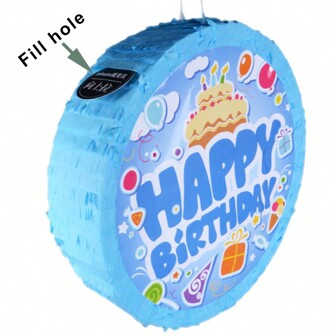 Pinata For Birthday Party, Smashing Game Prop, Blue Color