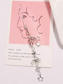 1 件甜美浪漫的 Y2K 风格女士蝴蝶结钥匙扣创意手机短链心形星星配件用于包包装饰情人节汽车配件包饰学校可爱哥特万圣节配件教师节圣诞节礼物创意包包配件挂绳带身份证夹汽车配件包饰 - 彩色 - 查看 10