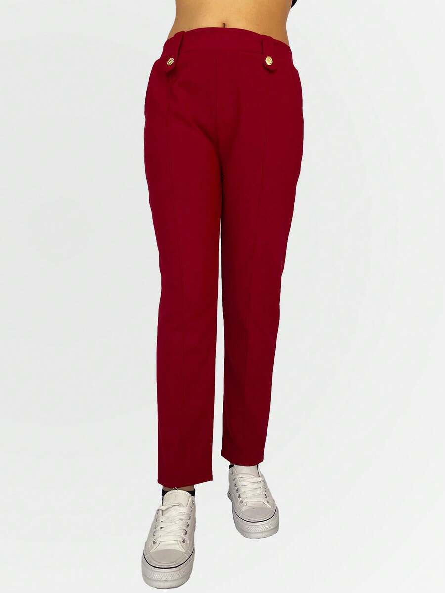 Multicolored Dress Pants For Women And Different Sizes - Red - View 1