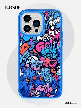 JURSUE Custodia per telefono morbida, carina ed estetica, antiurto, compatibile con 16 15 14 13 12 11 Pro Max SE 2020 X XR XS 8 7 Plus, resistente all'acqua, anti-caduta e anti-graffio Y4484Q