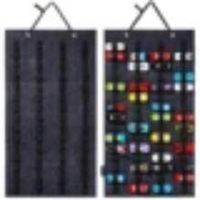 Hanging Organizer For  Wall Mount Display Case Large Capacity Storage Box Bags Hold Up Toy Cars Gift - Blue - View 6