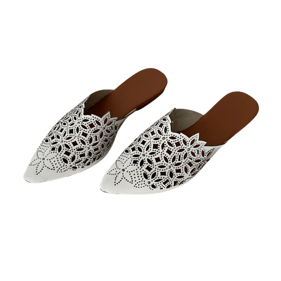 Women Flat Sandals - 白色 - 查看 1