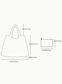 Allover Cactus Print Tote Bag, Shopping Bags, Foldable Large Capacity Contrast Binding Shoulder Bag