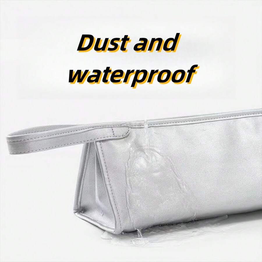 1pc Portable Waterproof Hair Dryer Storage Bag Travel Organizer Compatible With Airwrap Styler And Accessories Makeup Bag Storage Makeup Organizer Makeup Case - Multicolor - View 1