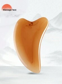 1/3件套面部按摩工具套装，仿牛角刮痧板，拉伸棒，树脂面部按摩棒，美容，护肤，水疗，自我护理，护肤工具，面部护理，美容师用品，按摩，面部按摩工具，面部滚轮 - 彩色 - 查看 12